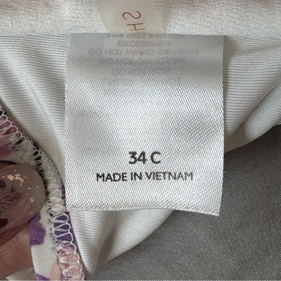 Pink and Purple Bikini Set with Tropical Floral Design - Picture 8 of 13